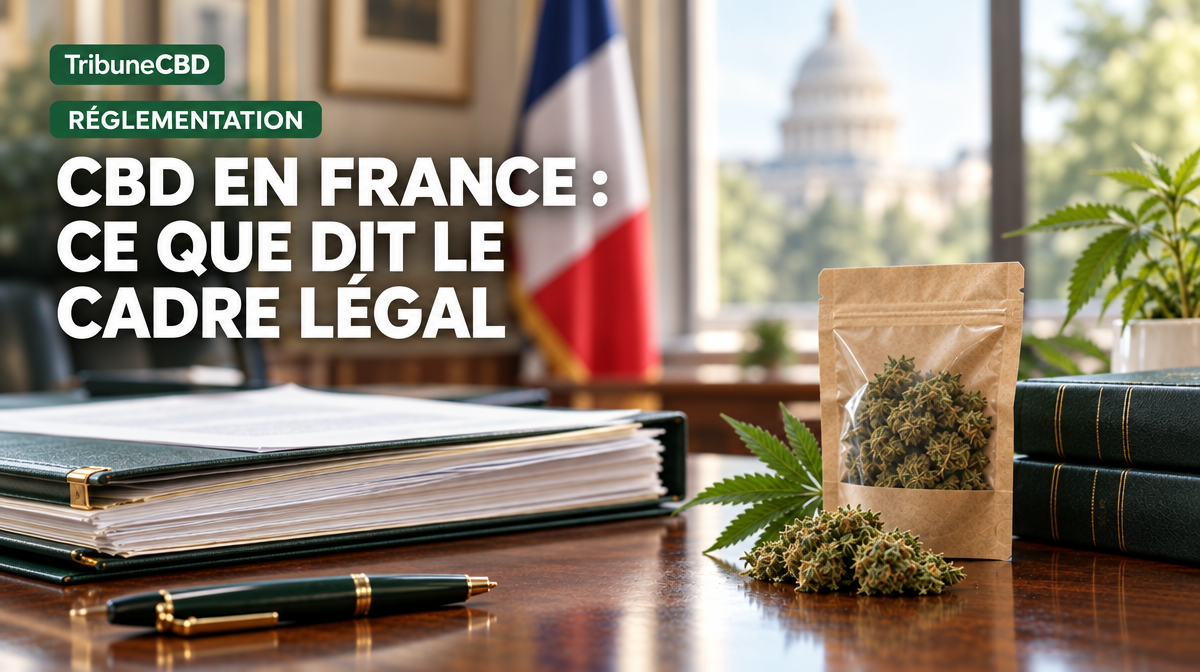 Illustration éditoriale : CBD en France : ce que dit le droit au 15 septembre 2026